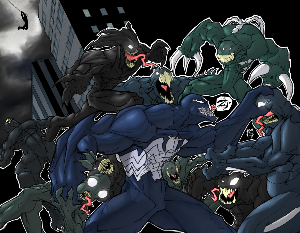 Venom Fight Colored