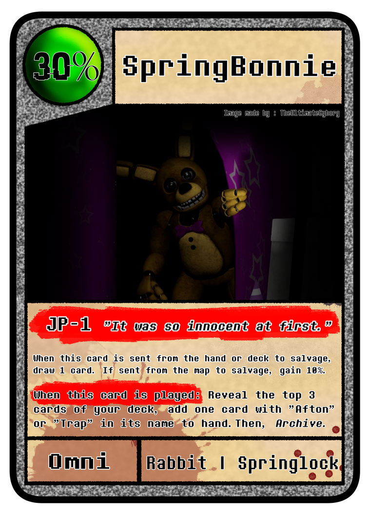 Springbonnie by SireSquawks on DeviantArt