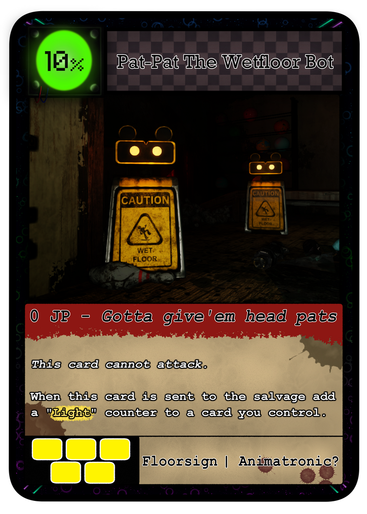 Pat-Pat The Wetfloor Bot by SireSquawks on DeviantArt