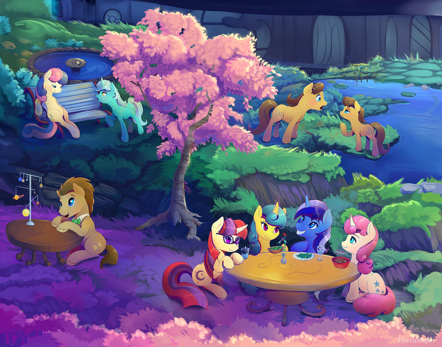 Background Ponies - full