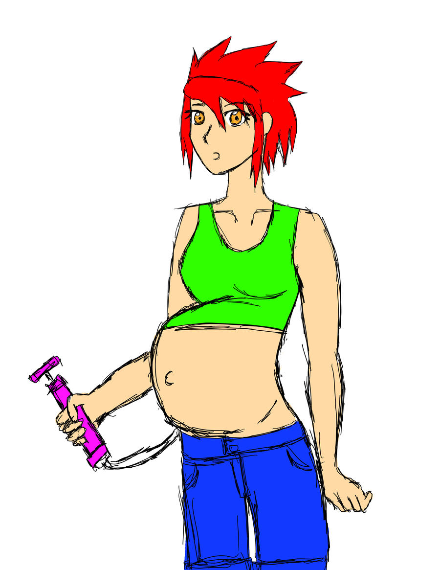 Male belly inflation Male belly inflation