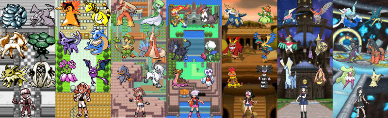 My Pokemon Teams Throughout the Years