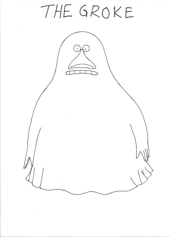 Groke Project The Groke Lineart by Silvara69 on DeviantArt