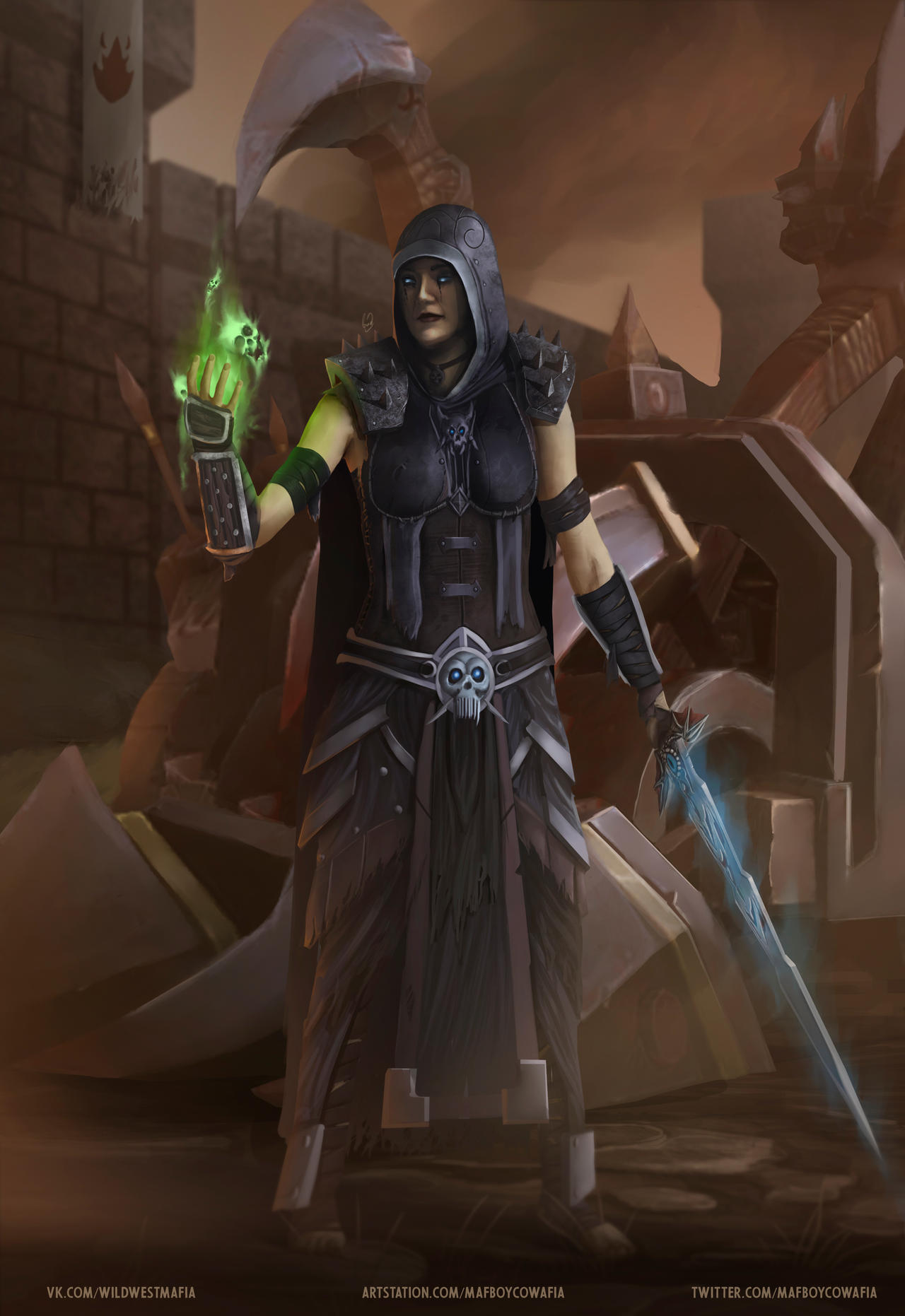 Acherus Minecraft Acherus Death Knight by MafboyCowafia on DeviantArt