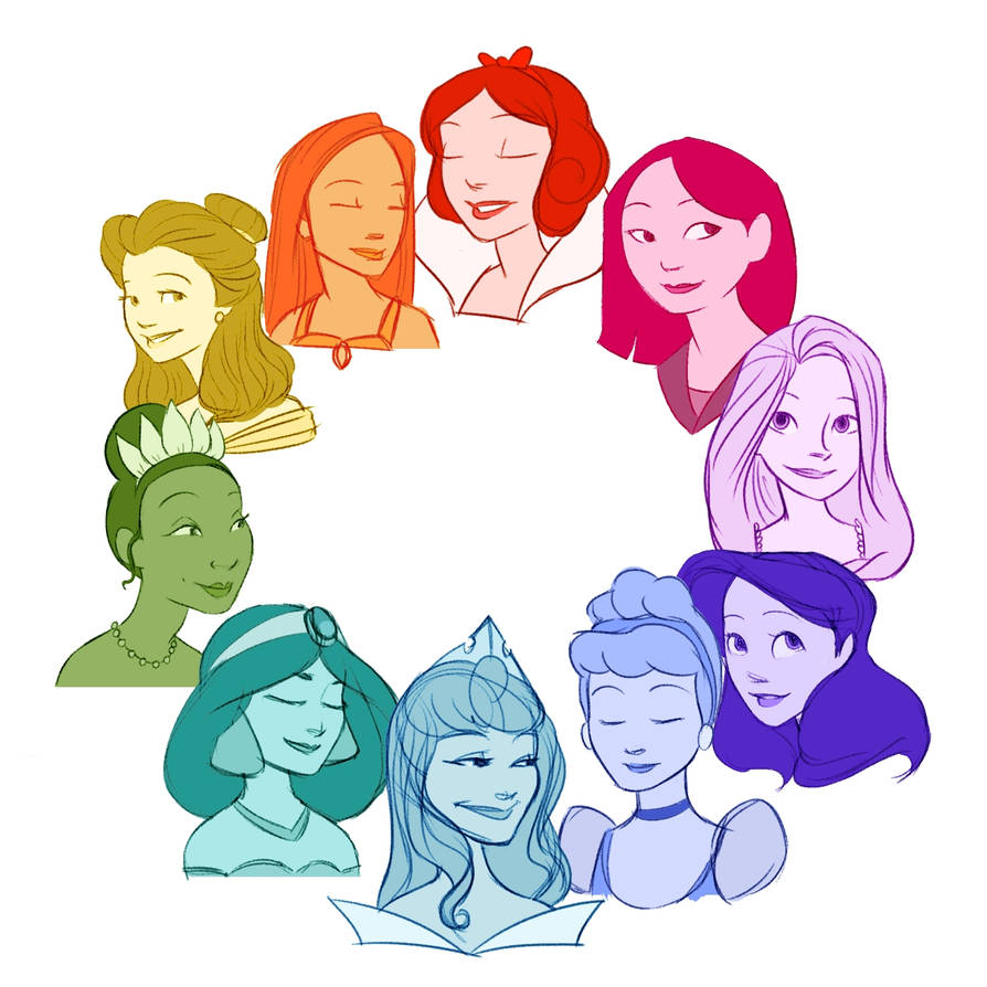 Color Forge Princess Princess Color Wheel by MissSmish on DeviantArt