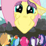 Fluttershy is a dragon