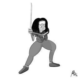 Garnet as Michonne