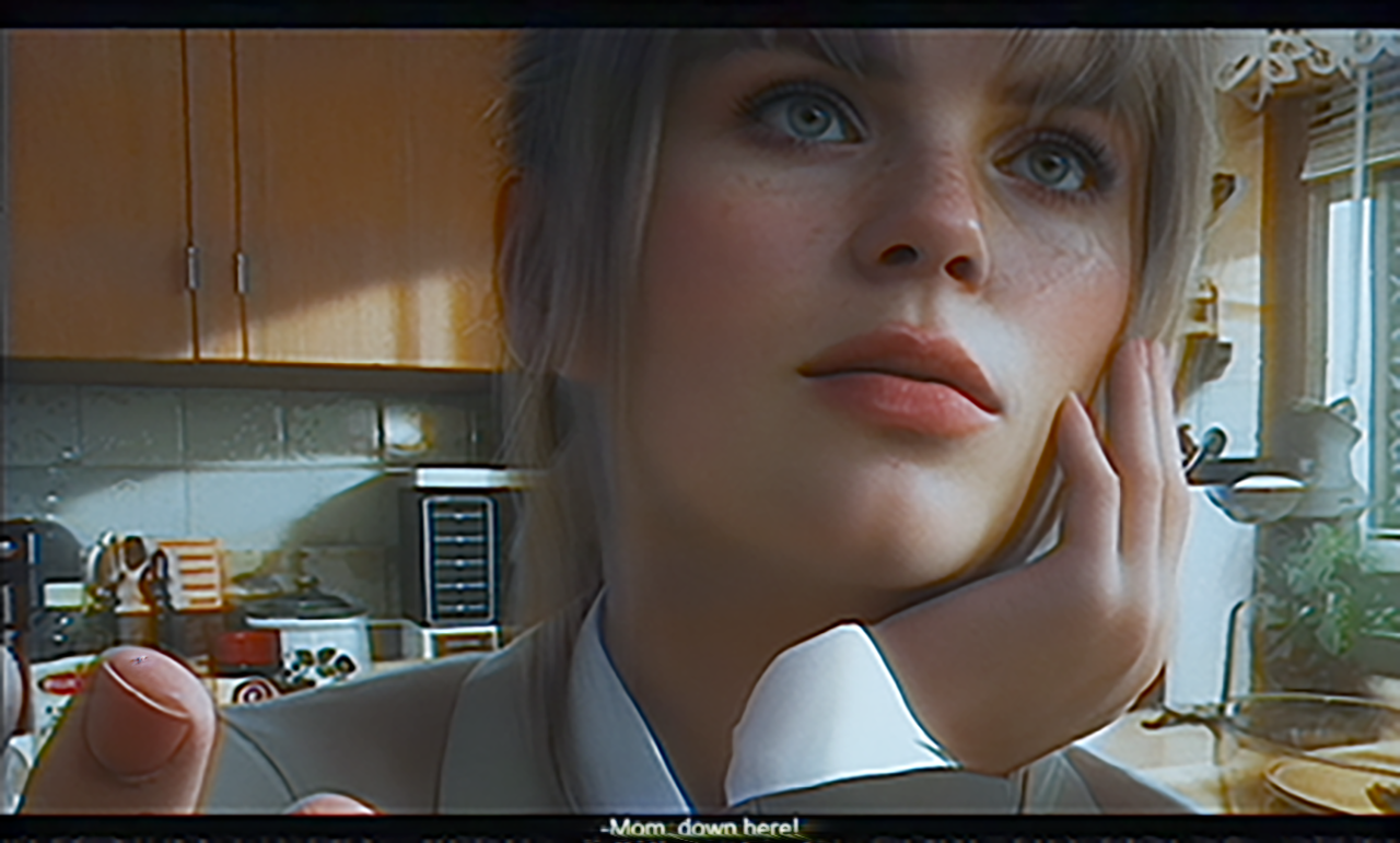 80s giantess mom is unaware of tiny son