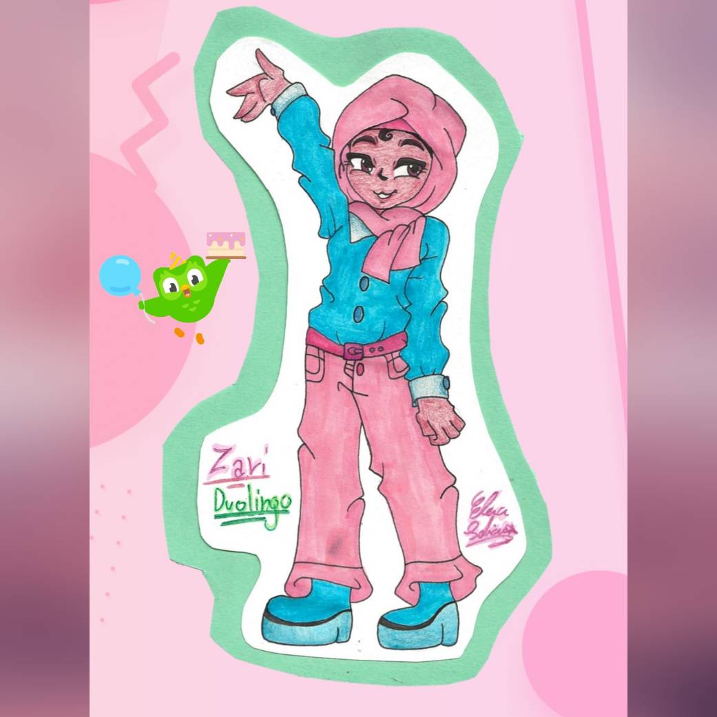 Zari (Duolingo) by ElenexInkCartoon on DeviantArt