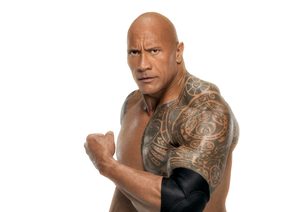 Dwayne ‘The Rock’ Johnson WWE 2024 PNG by ambrose2k on DeviantArt