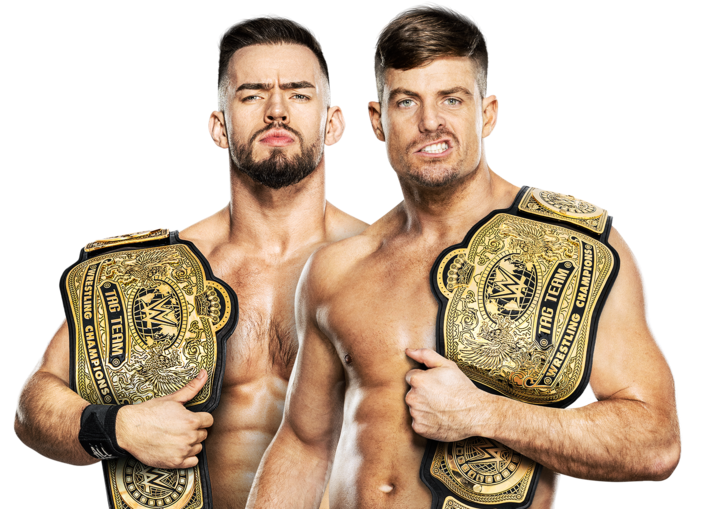 ATown Down Under WWE Tag Team Champions 2024 PNG by ambrose2k on