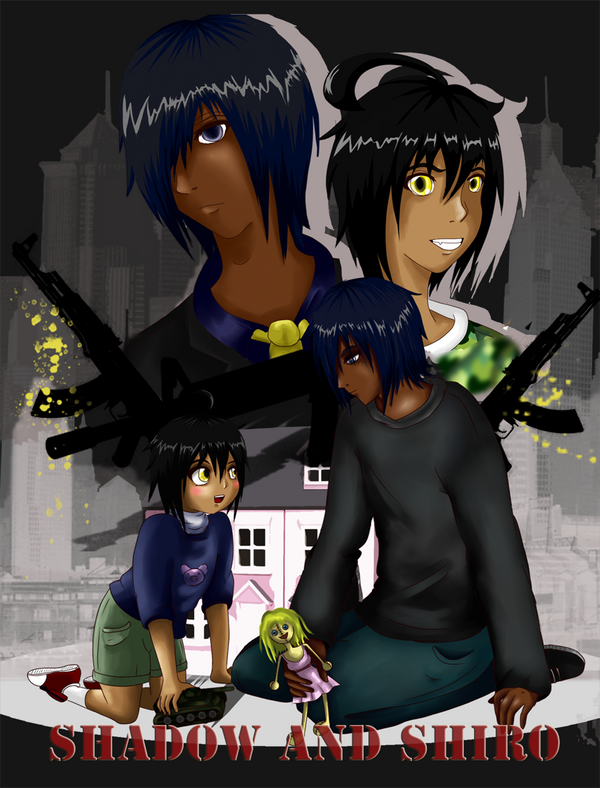 Shadow and Shiro by DropDeadCake on DeviantArt