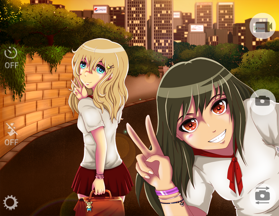 But first, Let me take a selfie by DropDeadCake on DeviantArt