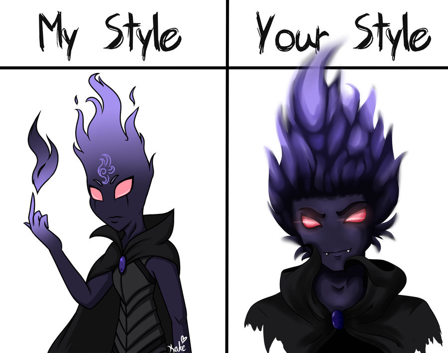 My Style VS Your Style: Morgrim by DropDeadCake on DeviantArt