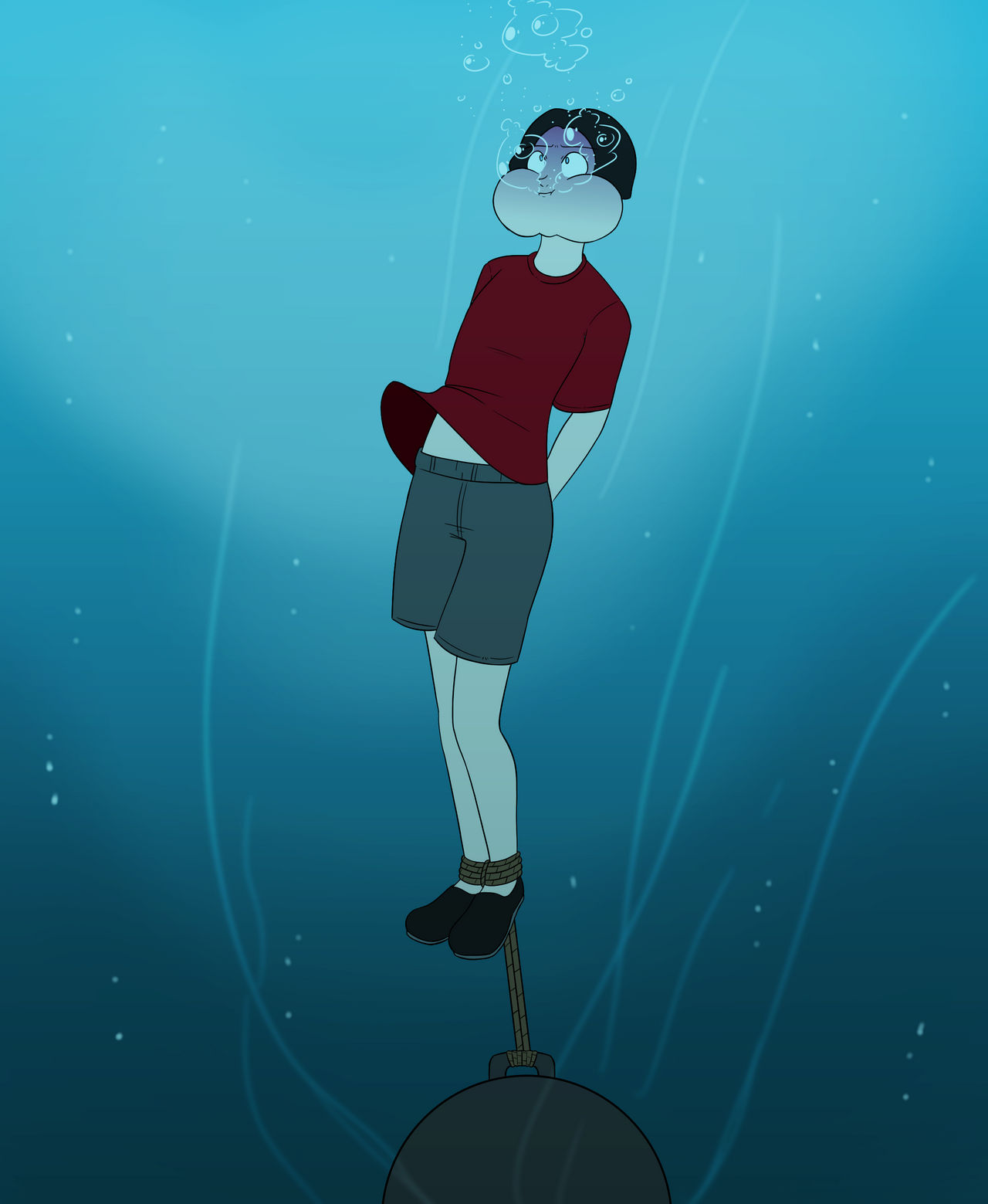 Sinking Head First Deviantart The Sinking Feeling by AquaGlubs on DeviantArt