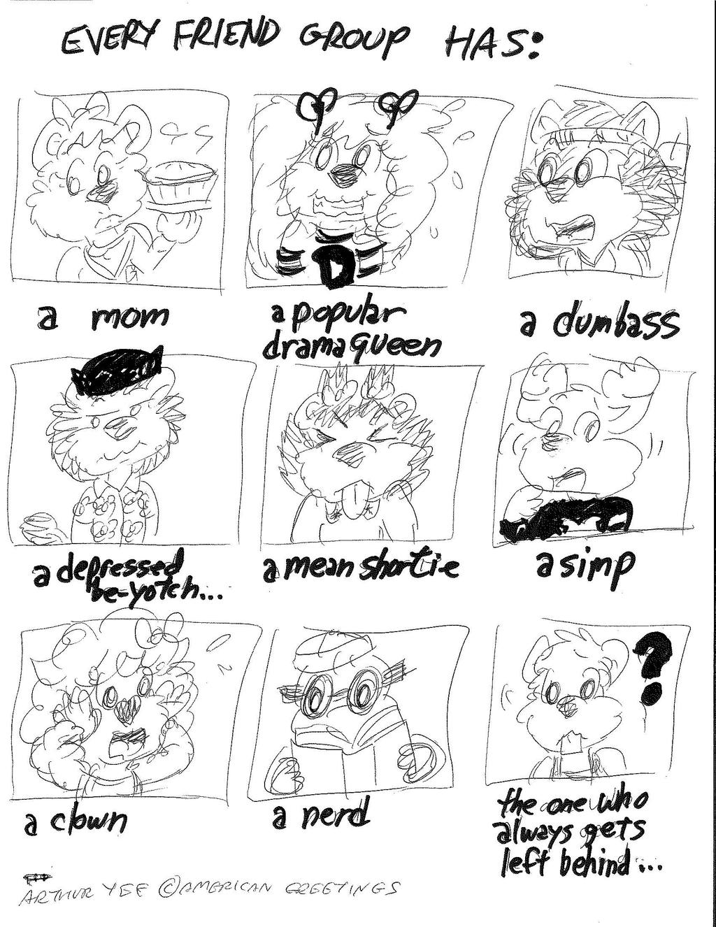 Every Friends Group Has By Artytoons On Deviantart Every Friends Group Has By Artytoons On Deviantart