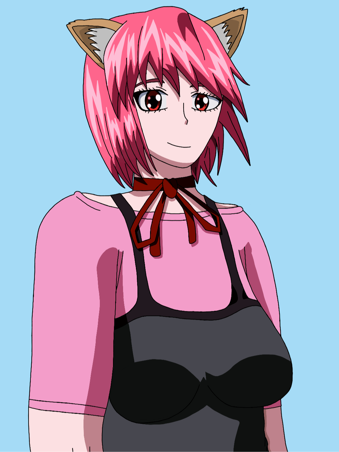 Elfen Lied Manga Kaede with long horns