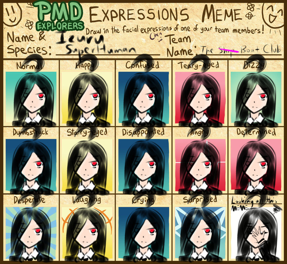 Expressions Meme Izuru Kamukura Joke By Chensarts 3008 On Deviantart Expressions Meme Izuru Kamukura Joke By Chensarts 3008 On Deviantart