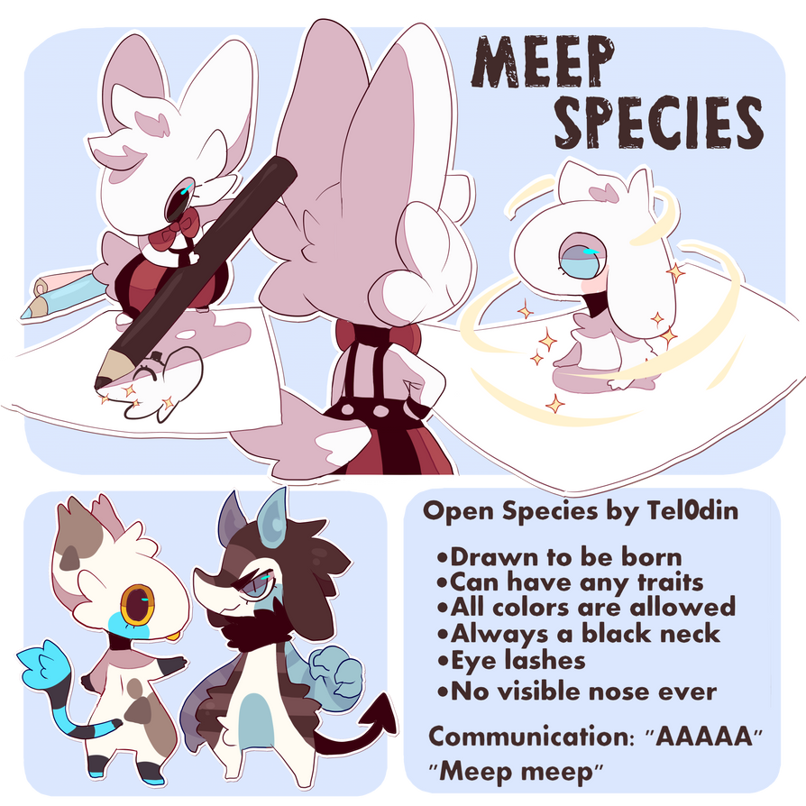 OPEN SPECIES - Meep Species by Tel0din on DeviantArt