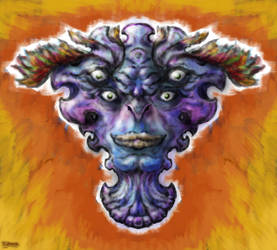 Colourful Daemon Guy Thingie 2/2