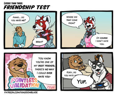 Lesser Than Three #193: Friendship Test