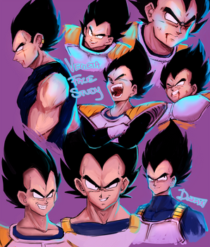 Vegeta - Face Study