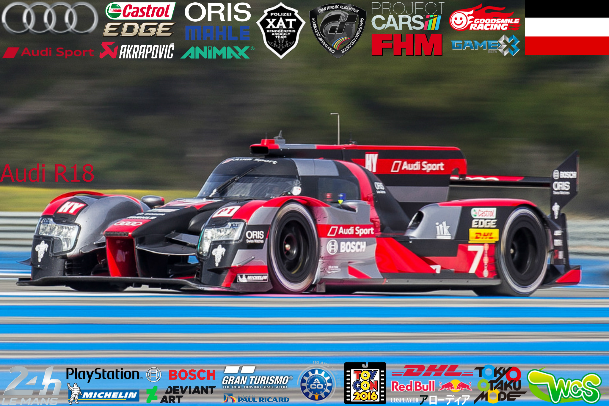 Audi R18 2016 By Sauberanimax On Deviantart Audi R18 2016 By Sauberanimax