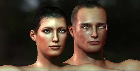 Skin Shader test on multiplatform