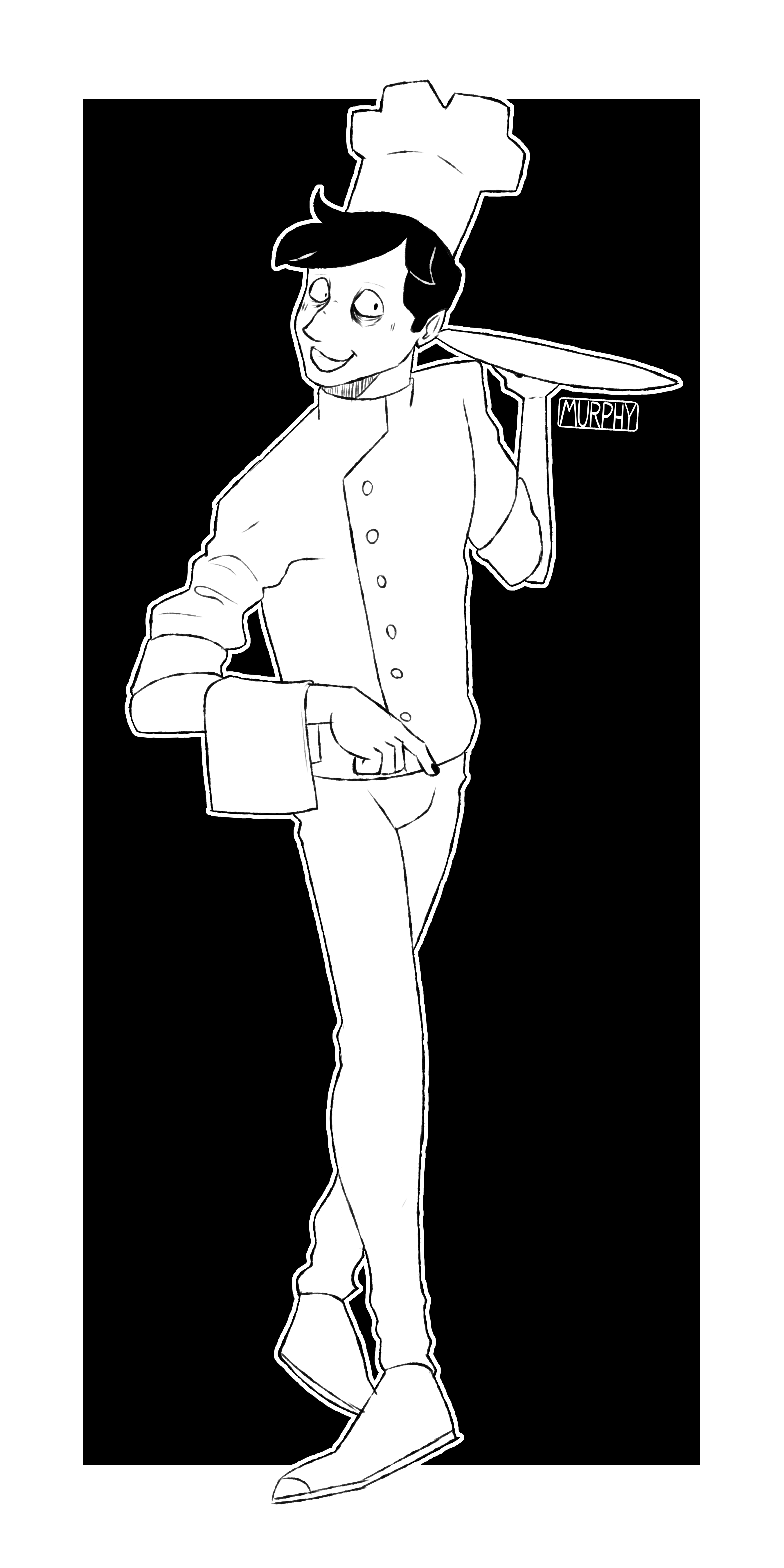 Inktober 2020: Chef by murphydelicious on DeviantArt