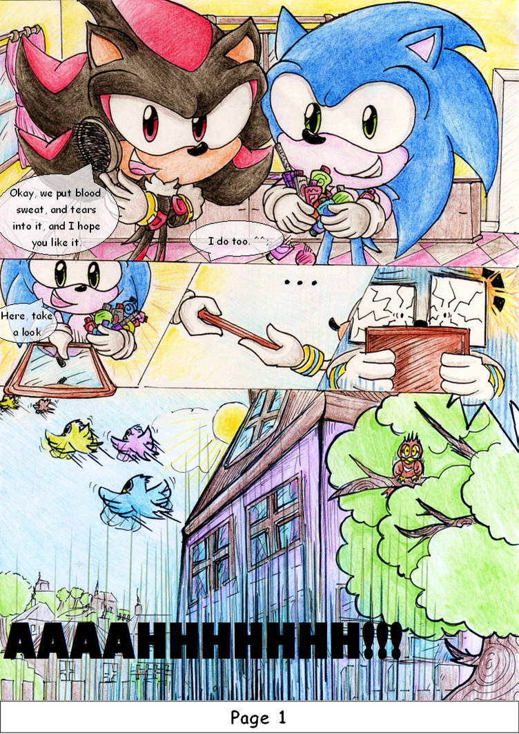 Shadow's Sleepover C2 page 1 by no1shadow on DeviantArt