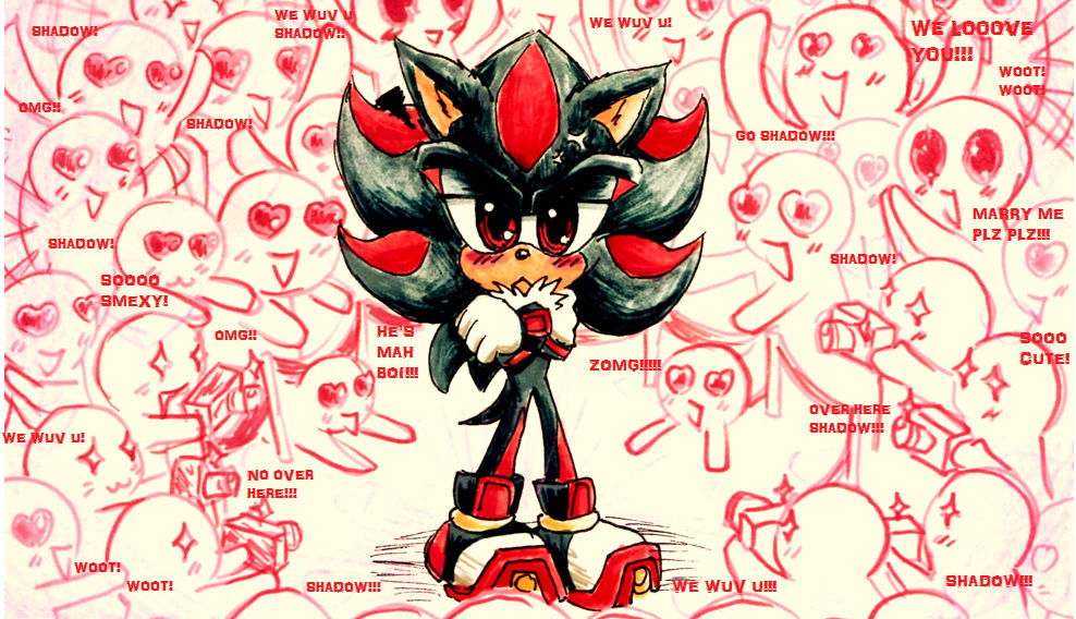 ATTACK of the FANGIRLS!!! by no1shadow on DeviantArt