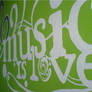 music is love painting