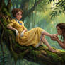 Tarzan Jane foot worship remaster