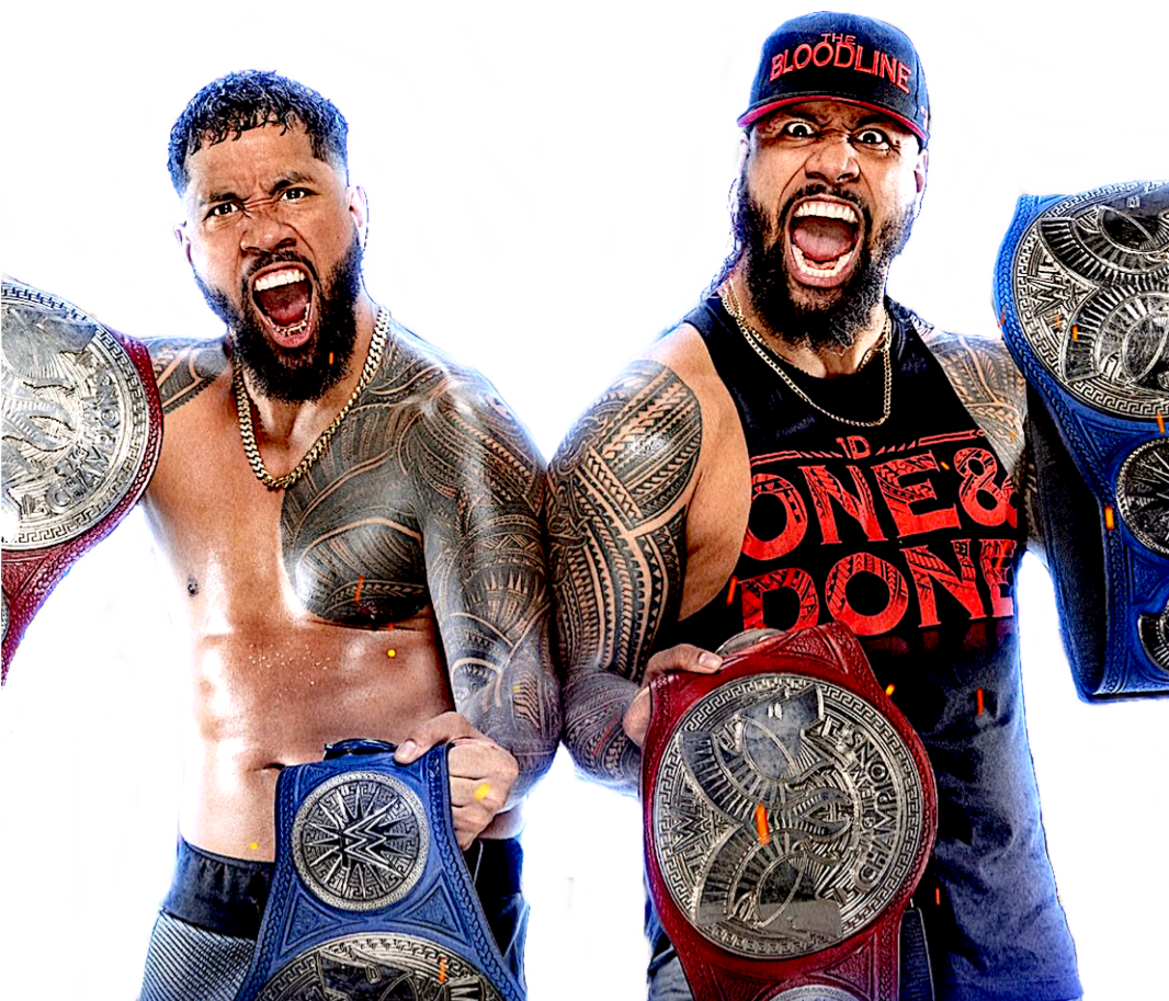 The USOs Undisputed WWE Tag Team Champions PNG by DecentRenderz on