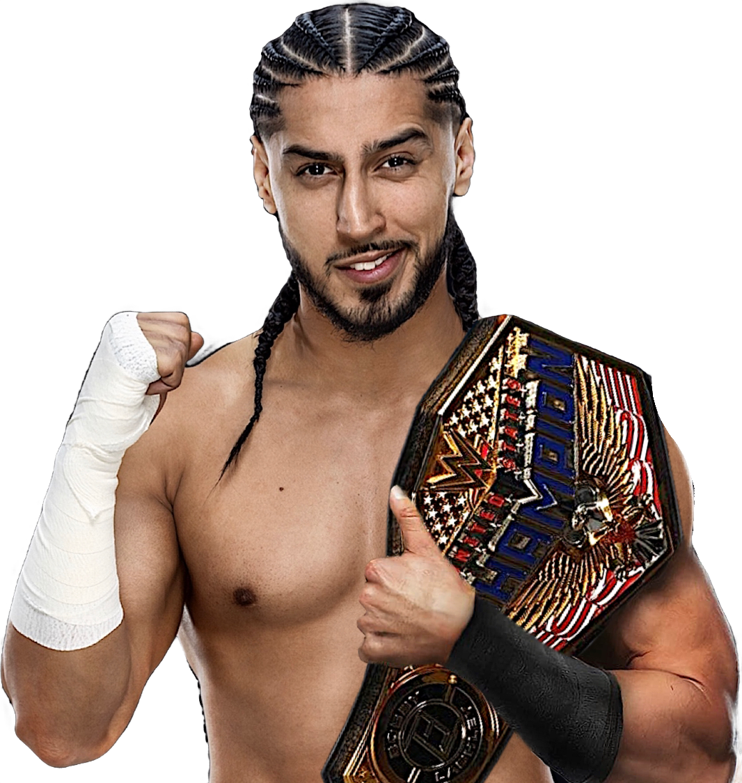 Ali Custm Mustafa Ali United States Champion Custom PNG by DecentRenderz on ...