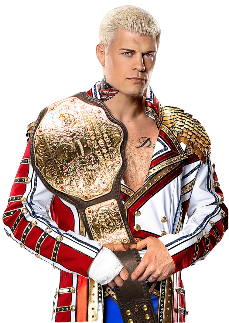 Cody Rhodes World Heavyweight Champion Custom PNG by DecentRenderz on ...