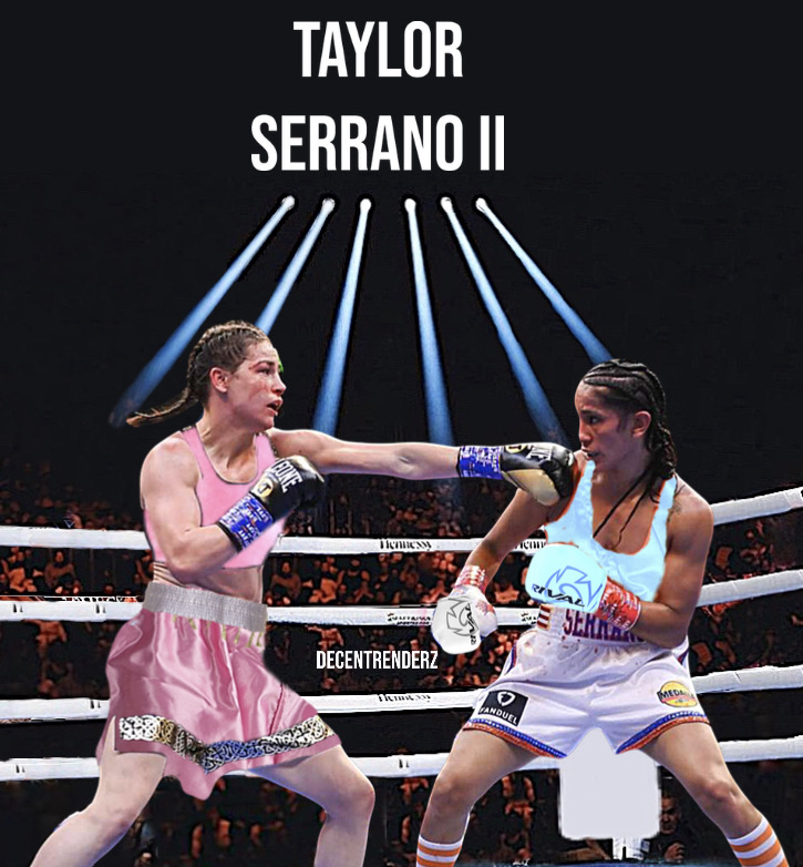 Katie Taylor vs Amanda Serrano II by DecentRenderz on DeviantArt