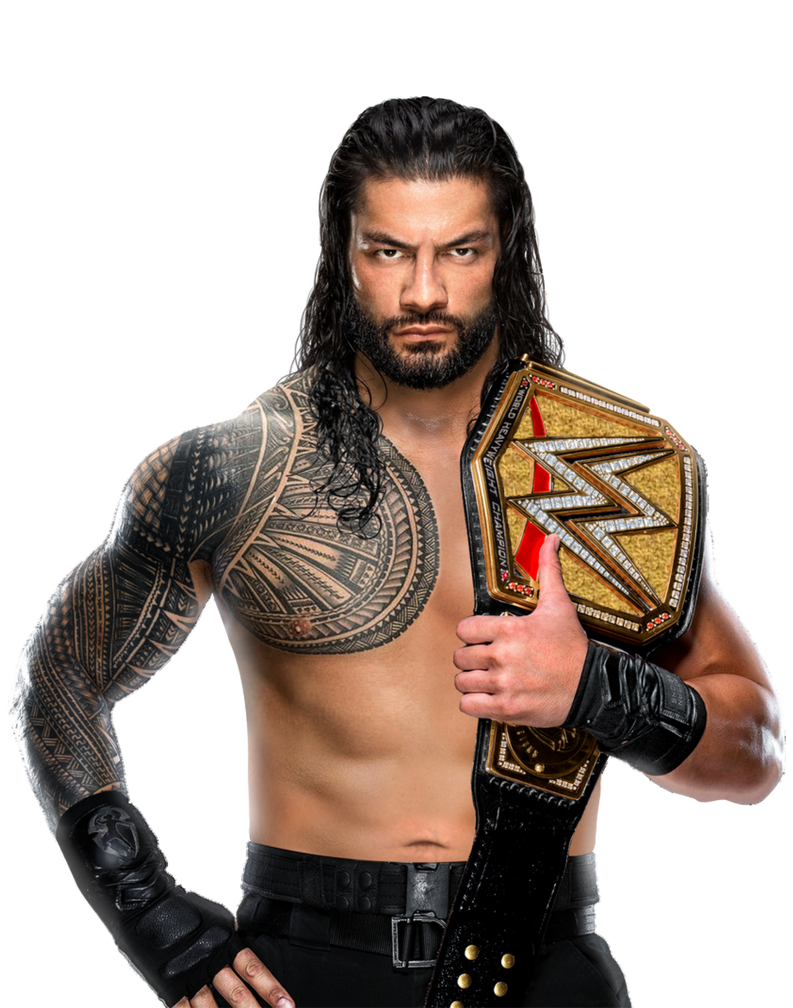 Roman Reigns WWE Undisputed Champion Custom PNG by DecentRenderz on
