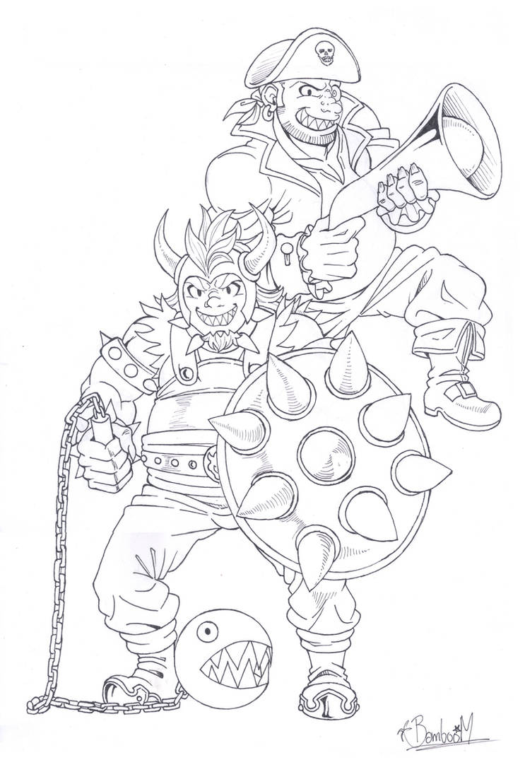 King R Rool Human Bowser and King k. Rool human version by Sasaji-monkey on DeviantArt