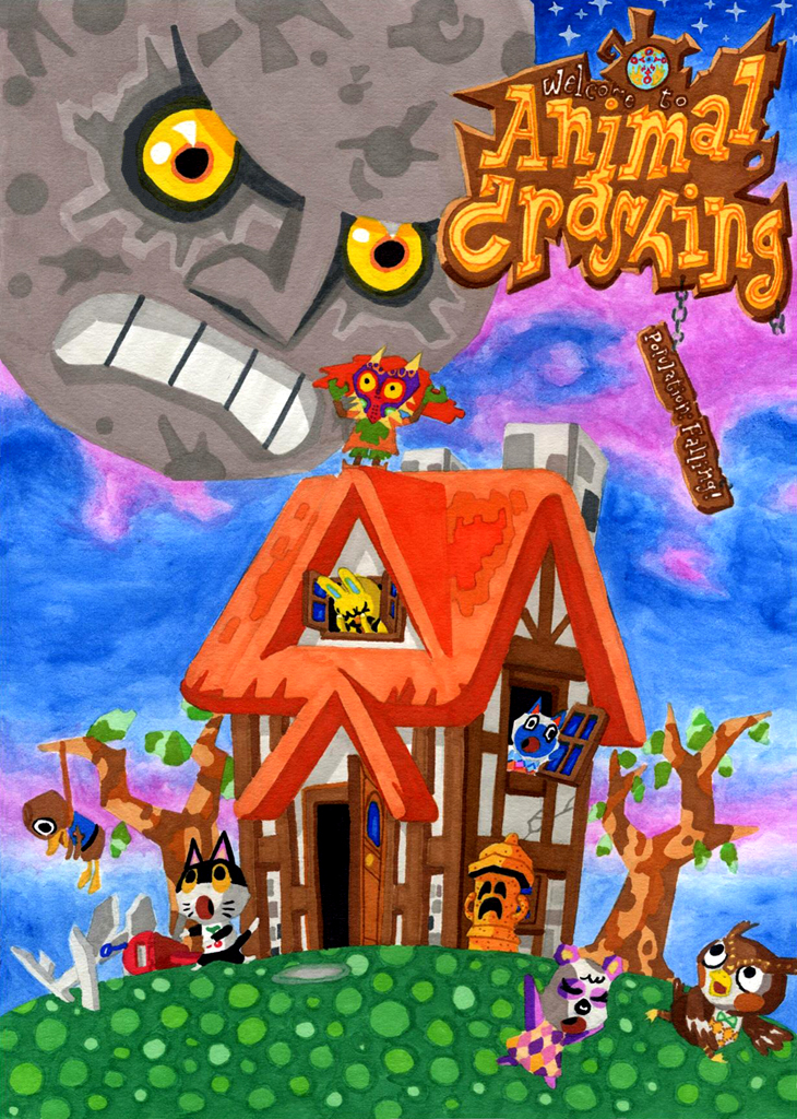 Animal Crashing - Majora's Mask crossover spoof