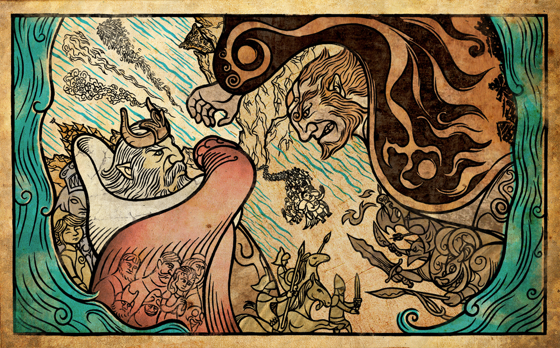 The War of the Kings and the flood of Hyrule by Skull-the-Kid