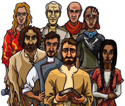 Characters of the Myst series by Mc-Kid