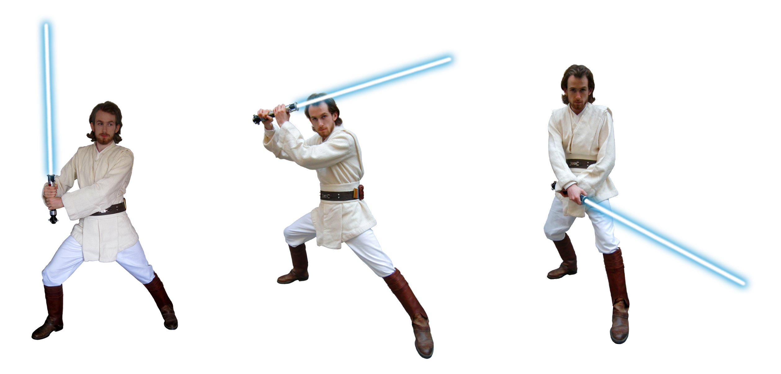 Obi-Wan Kenobi capeless stances