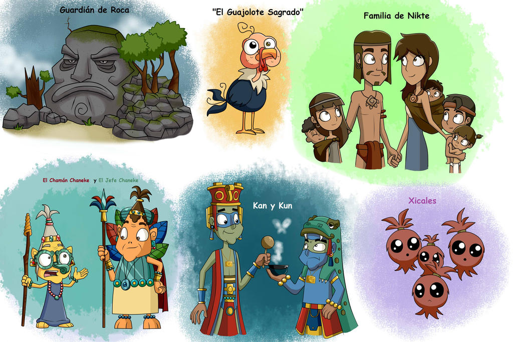 Nikte Characters Nikte::.._ 2 by Cinco-Elementos on DeviantArt
