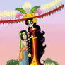 La catrina y Xochitl