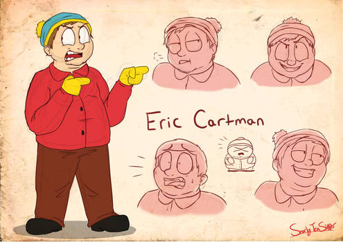 Cartman Sketch Page