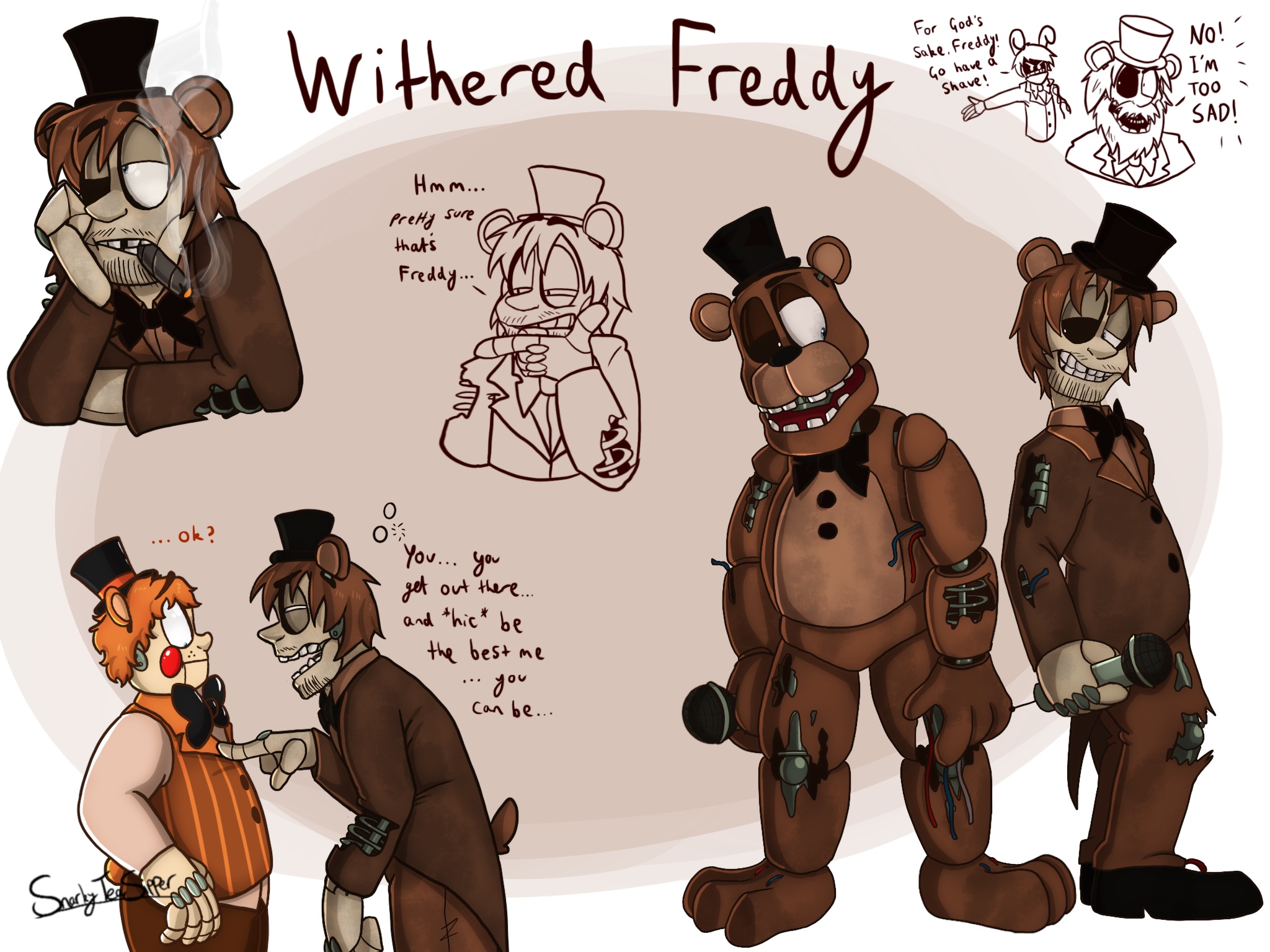 Smells Like Neglect and Moth Balls (FNAF Fanart) by SnarkyTeaSipper on  DeviantArt