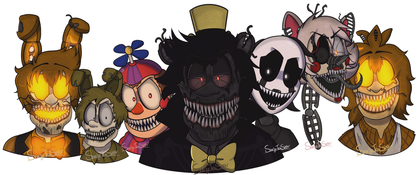 Halloween at Freddys (FNAF Fanart) by SnarkyTeaSipper on DeviantArt