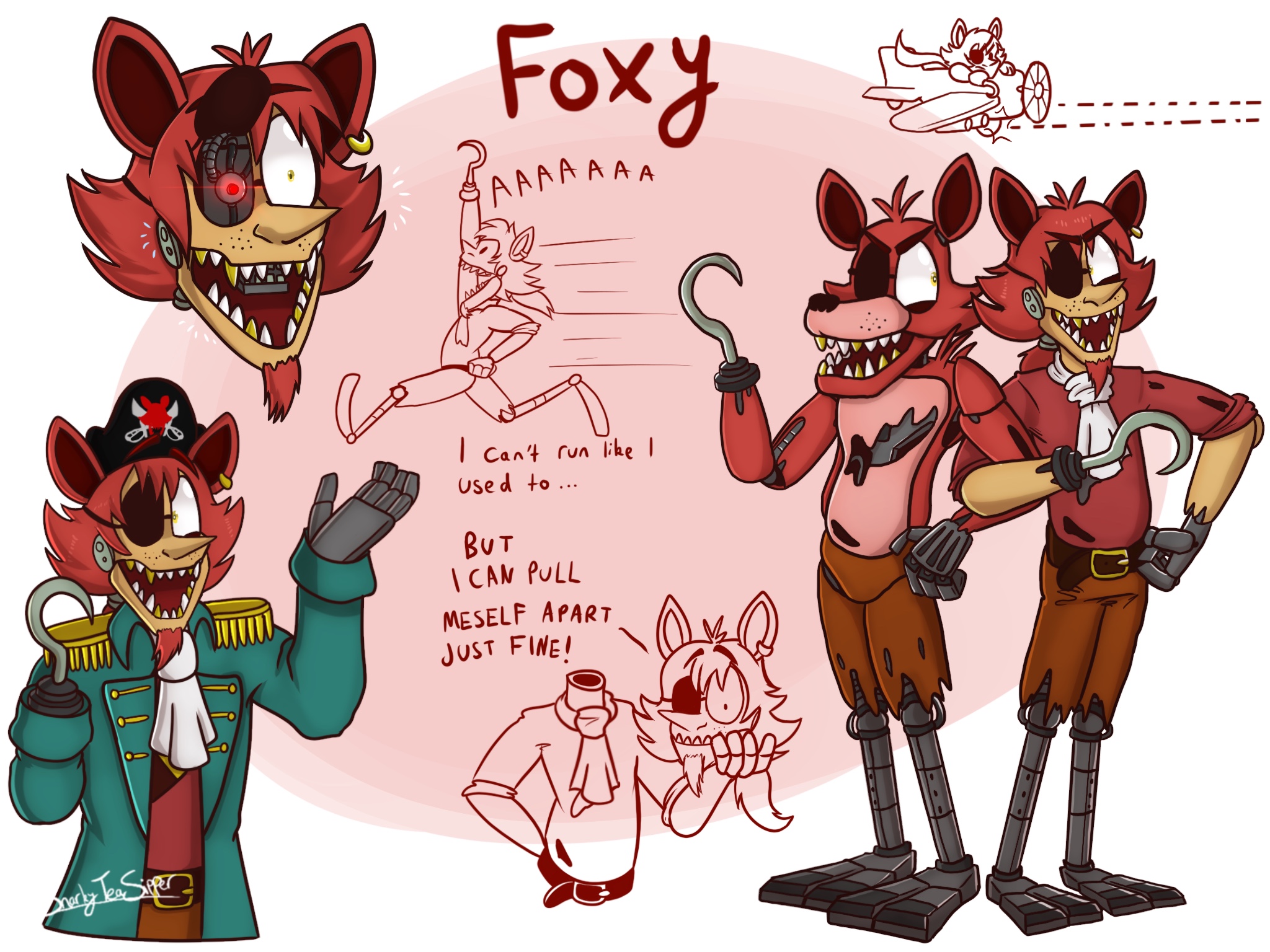 Withered Foxy by PazzArts on DeviantArt