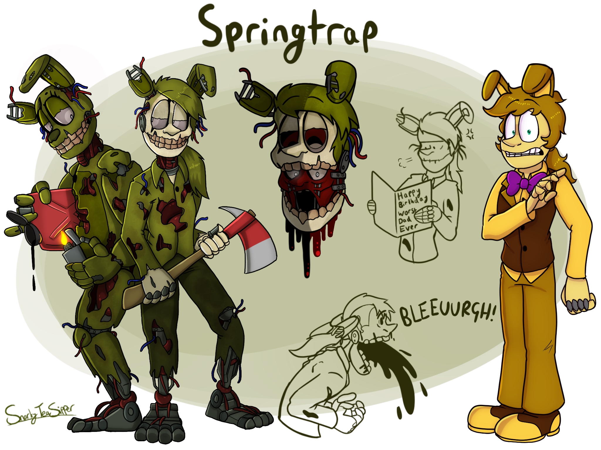 Smells Like Neglect and Moth Balls (FNAF Fanart) by SnarkyTeaSipper on  DeviantArt